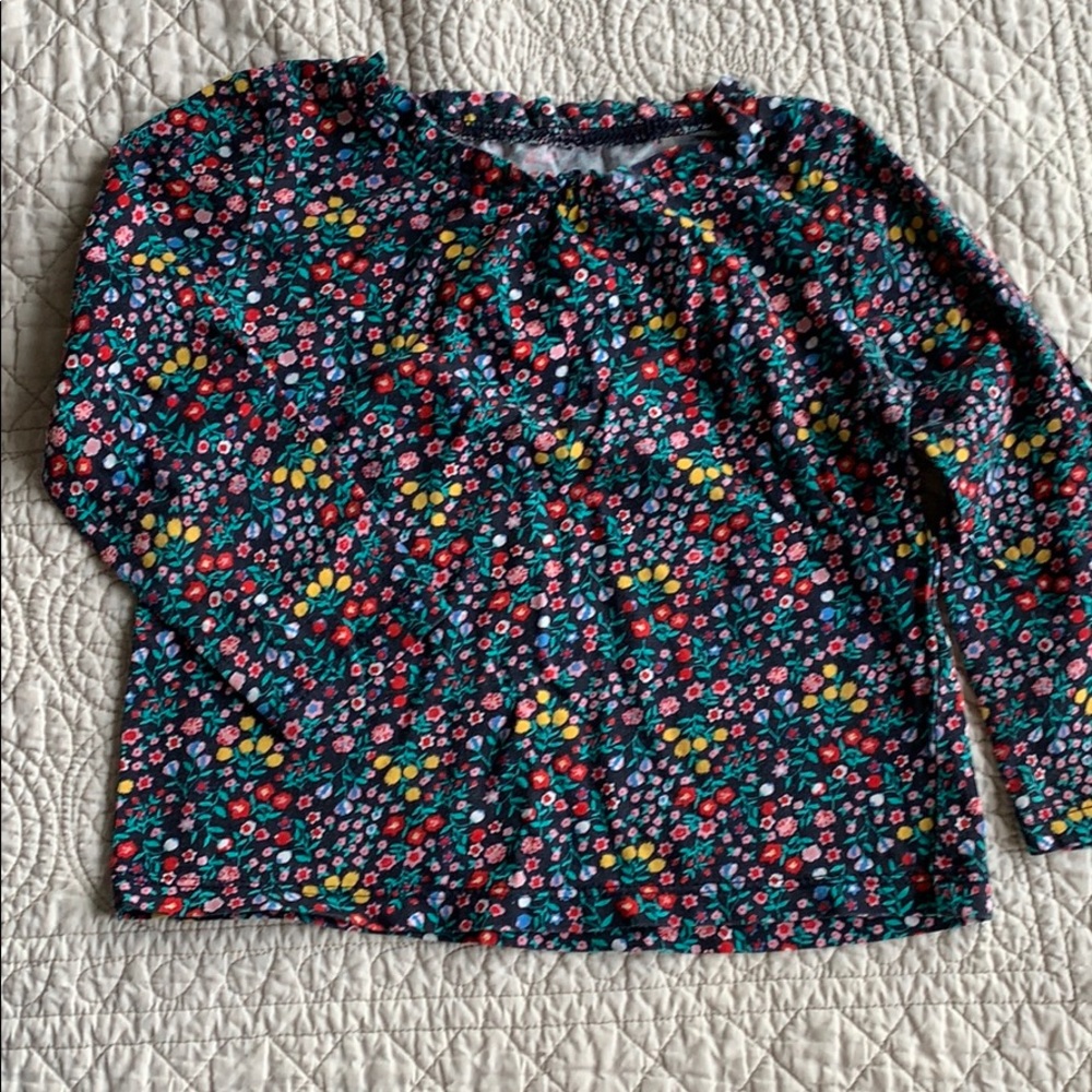 Joe fresh girl 2T floral long sleeve top